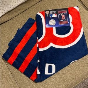 NWT MLB Boston Red Sox beach towel
